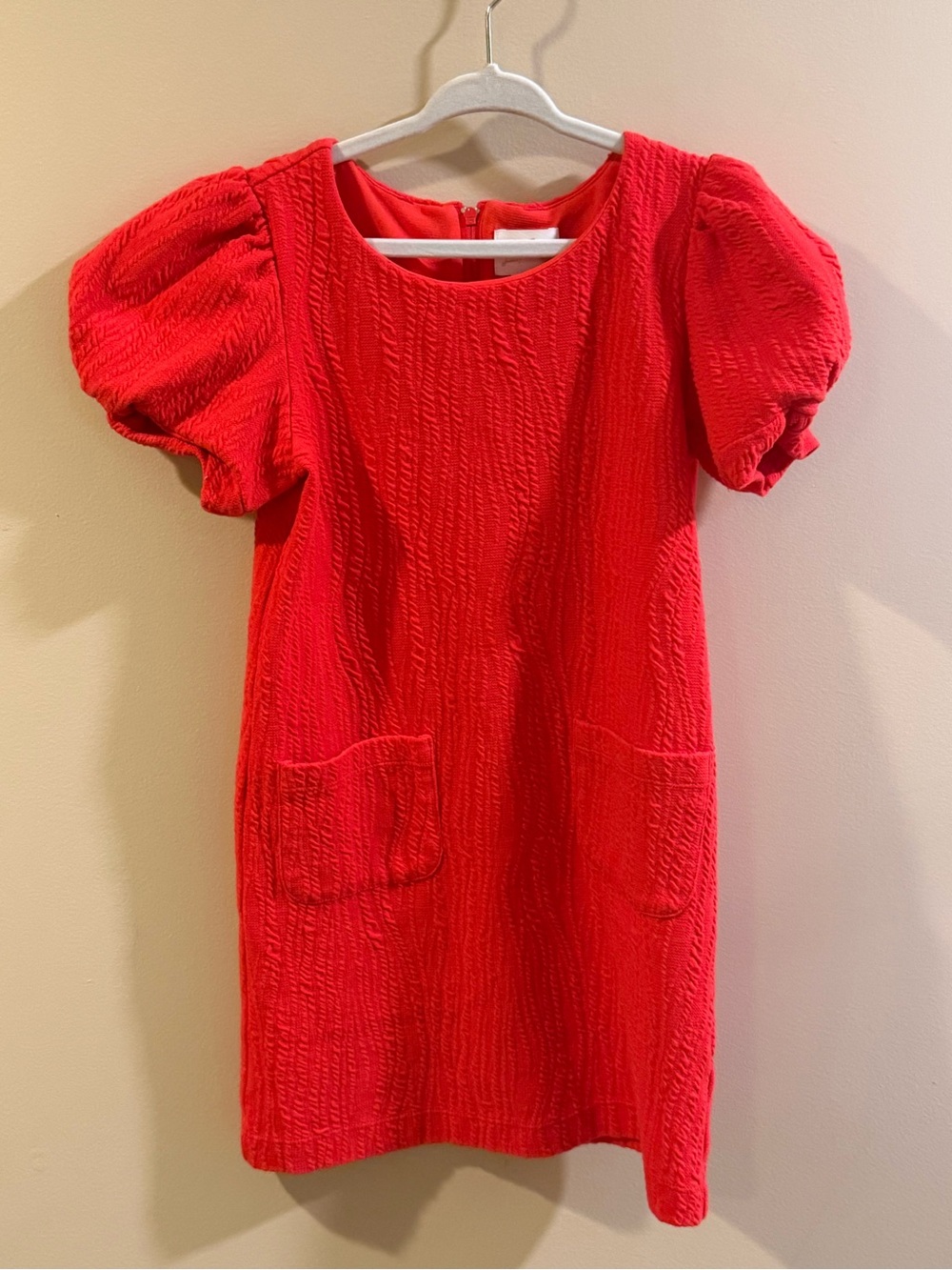 Lilly Pulitzer Bright Coral Knit Shift Dress